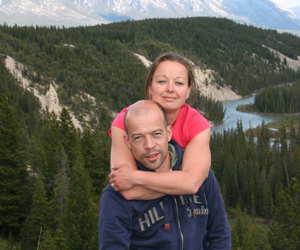Noor en Rogier in Canada