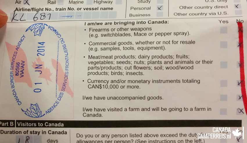 Canada stempel