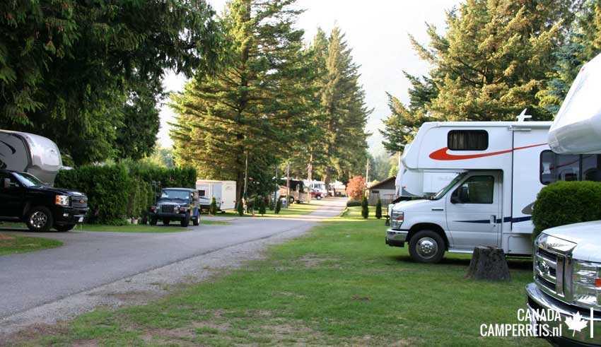 Wild Rose RV Park in Hope Canada