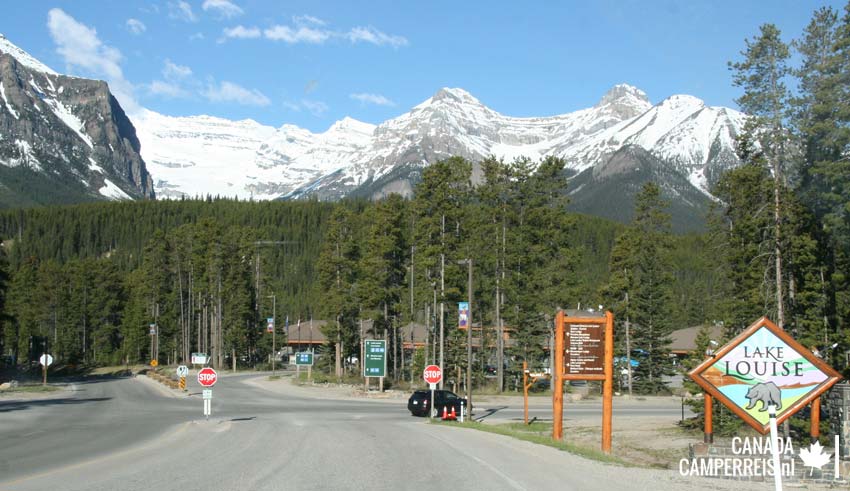 Ingang Lake Louise