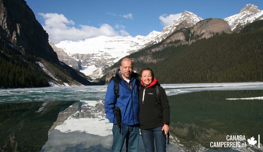 Selfie - soort van - Lake Louise