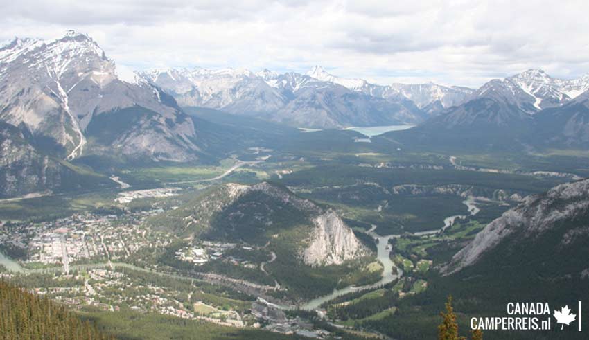 Sulphur Mountain uitzicht Banff