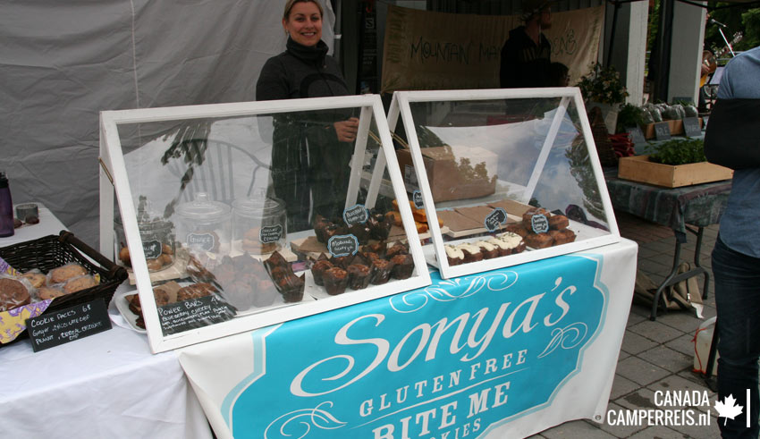 Sundays Farmers markt in Whistler