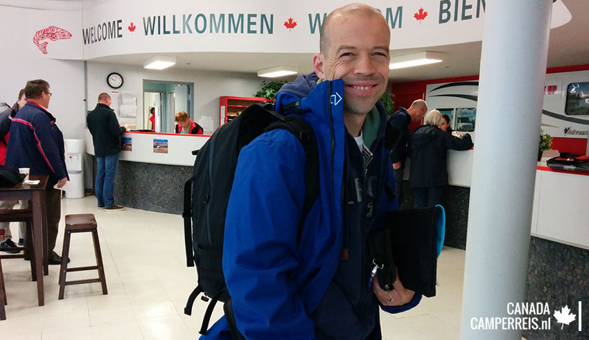 Terugbrengen camper bij Fraserway RV Canada