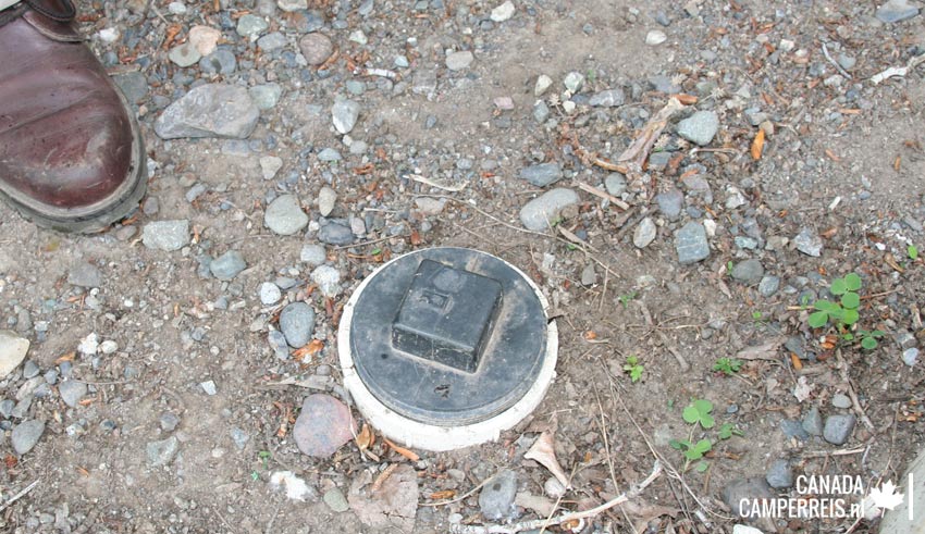 Aansluiting dump station